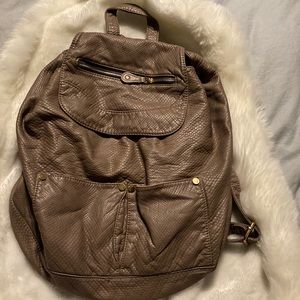 Gorgeous Faux Leather Backpack
